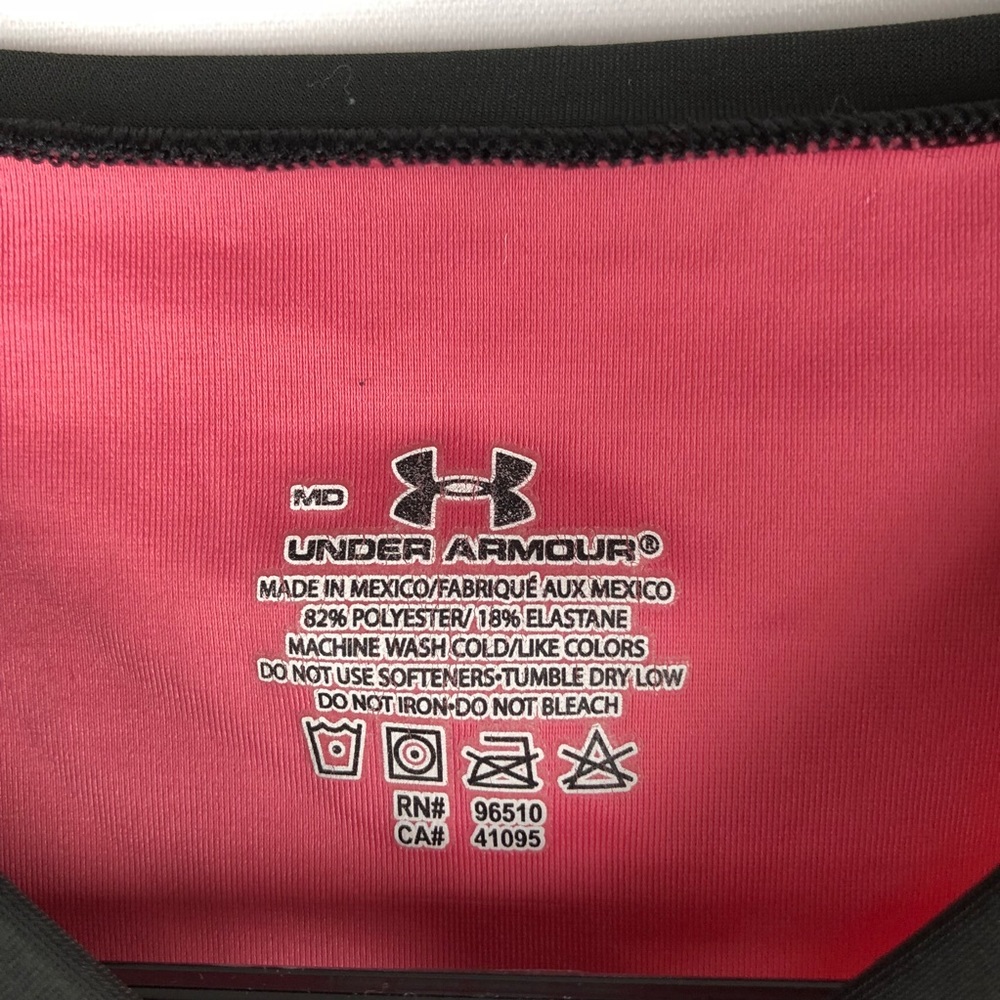 Women's Under Armour Athletic Top Size MD (8-10) - Picture 2 of 3